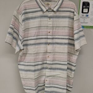 NWOT Marine Layer Men's Pacifica Button Down Shirt XXL Stretch Preppy Beachy